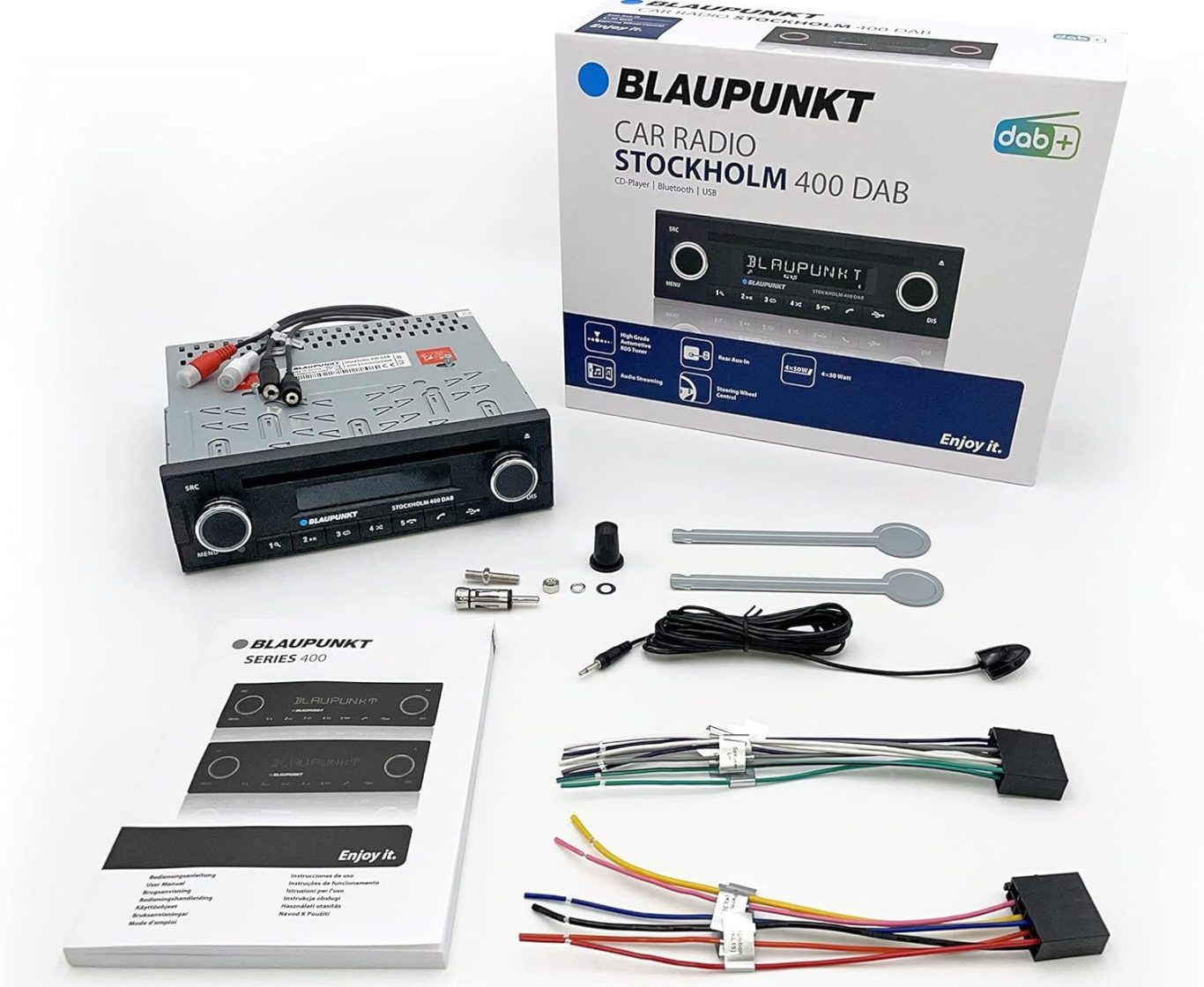 Das AMPIRE CPR60 Autoradio ist das erste seiner Art in echtem 1-DIN Format mit drahtlosem Apple CarPlay und Android Auto